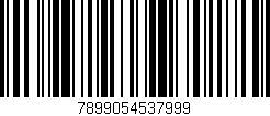Código de barras (EAN, GTIN, SKU, ISBN): '7899054537999'