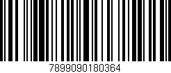 Código de barras (EAN, GTIN, SKU, ISBN): '7899090180364'