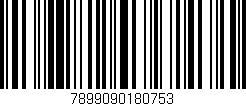 Código de barras (EAN, GTIN, SKU, ISBN): '7899090180753'