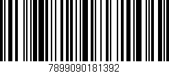 Código de barras (EAN, GTIN, SKU, ISBN): '7899090181392'