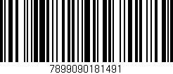 Código de barras (EAN, GTIN, SKU, ISBN): '7899090181491'