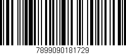 Código de barras (EAN, GTIN, SKU, ISBN): '7899090181729'