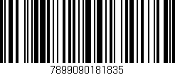 Código de barras (EAN, GTIN, SKU, ISBN): '7899090181835'