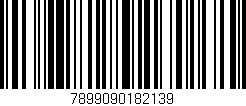 Código de barras (EAN, GTIN, SKU, ISBN): '7899090182139'