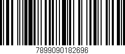Código de barras (EAN, GTIN, SKU, ISBN): '7899090182696'