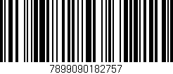 Código de barras (EAN, GTIN, SKU, ISBN): '7899090182757'