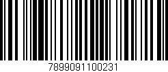 Código de barras (EAN, GTIN, SKU, ISBN): '7899091100231'