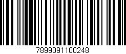 Código de barras (EAN, GTIN, SKU, ISBN): '7899091100248'