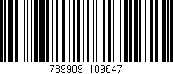 Código de barras (EAN, GTIN, SKU, ISBN): '7899091109647'