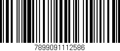 Código de barras (EAN, GTIN, SKU, ISBN): '7899091112586'