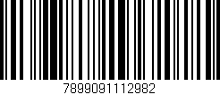 Código de barras (EAN, GTIN, SKU, ISBN): '7899091112982'