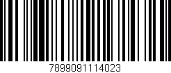 Código de barras (EAN, GTIN, SKU, ISBN): '7899091114023'