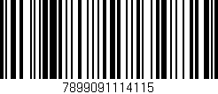 Código de barras (EAN, GTIN, SKU, ISBN): '7899091114115'