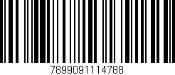 Código de barras (EAN, GTIN, SKU, ISBN): '7899091114788'