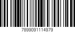 Código de barras (EAN, GTIN, SKU, ISBN): '7899091114979'