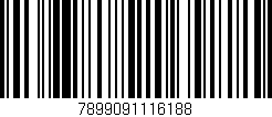 Código de barras (EAN, GTIN, SKU, ISBN): '7899091116188'