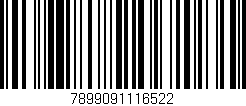 Código de barras (EAN, GTIN, SKU, ISBN): '7899091116522'