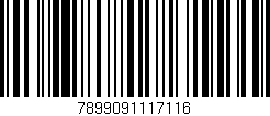 Código de barras (EAN, GTIN, SKU, ISBN): '7899091117116'