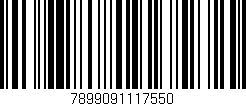 Código de barras (EAN, GTIN, SKU, ISBN): '7899091117550'
