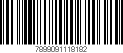 Código de barras (EAN, GTIN, SKU, ISBN): '7899091118182'