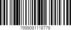 Código de barras (EAN, GTIN, SKU, ISBN): '7899091118779'