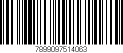 Código de barras (EAN, GTIN, SKU, ISBN): '7899097514063'