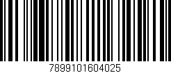 Código de barras (EAN, GTIN, SKU, ISBN): '7899101604025'