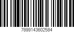 Código de barras (EAN, GTIN, SKU, ISBN): '7899143602584'