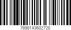 Código de barras (EAN, GTIN, SKU, ISBN): '7899143602720'