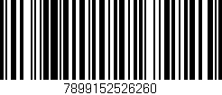 Código de barras (EAN, GTIN, SKU, ISBN): '7899152526260'