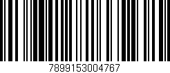 Código de barras (EAN, GTIN, SKU, ISBN): '7899153004767'