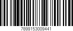 Código de barras (EAN, GTIN, SKU, ISBN): '7899153009441'