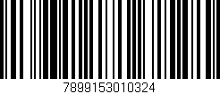 Código de barras (EAN, GTIN, SKU, ISBN): '7899153010324'