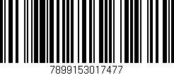 Código de barras (EAN, GTIN, SKU, ISBN): '7899153017477'