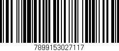 Código de barras (EAN, GTIN, SKU, ISBN): '7899153027117'