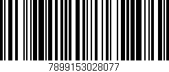 Código de barras (EAN, GTIN, SKU, ISBN): '7899153028077'
