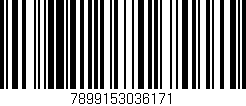 Código de barras (EAN, GTIN, SKU, ISBN): '7899153036171'