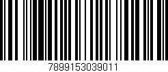 Código de barras (EAN, GTIN, SKU, ISBN): '7899153039011'