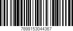 Código de barras (EAN, GTIN, SKU, ISBN): '7899153044367'