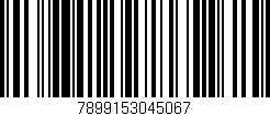 Código de barras (EAN, GTIN, SKU, ISBN): '7899153045067'