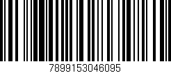 Código de barras (EAN, GTIN, SKU, ISBN): '7899153046095'