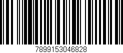 Código de barras (EAN, GTIN, SKU, ISBN): '7899153046828'
