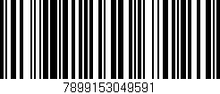 Código de barras (EAN, GTIN, SKU, ISBN): '7899153049591'