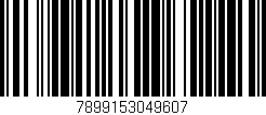 Código de barras (EAN, GTIN, SKU, ISBN): '7899153049607'