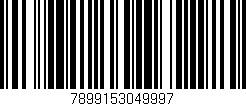 Código de barras (EAN, GTIN, SKU, ISBN): '7899153049997'
