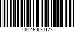 Código de barras (EAN, GTIN, SKU, ISBN): '7899153050177'