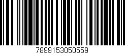 Código de barras (EAN, GTIN, SKU, ISBN): '7899153050559'