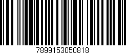 Código de barras (EAN, GTIN, SKU, ISBN): '7899153050818'