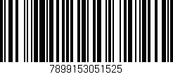 Código de barras (EAN, GTIN, SKU, ISBN): '7899153051525'