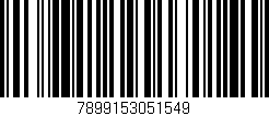 Código de barras (EAN, GTIN, SKU, ISBN): '7899153051549'